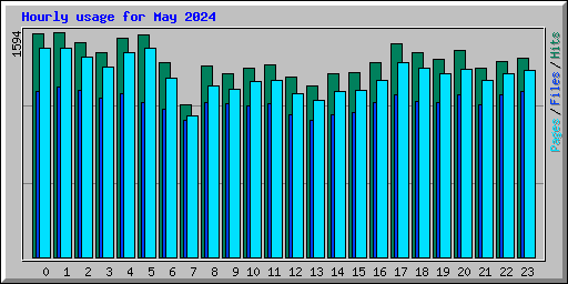Hourly usage for May 2024
