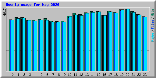 Hourly usage for May 2026